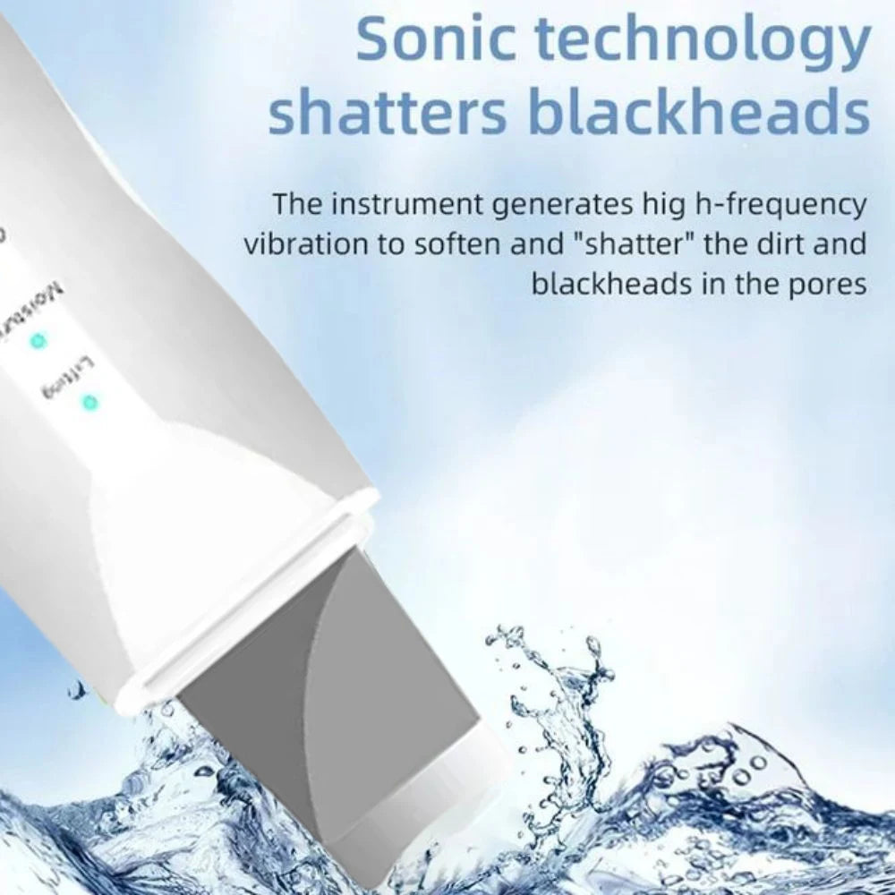 Ultrasonic Skin Scrubber Pore Cleaner - Frezy Haven 