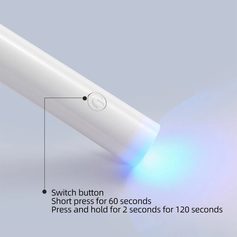 Mini Wireless Gel Nail Curing Lamp - Frezy Haven 