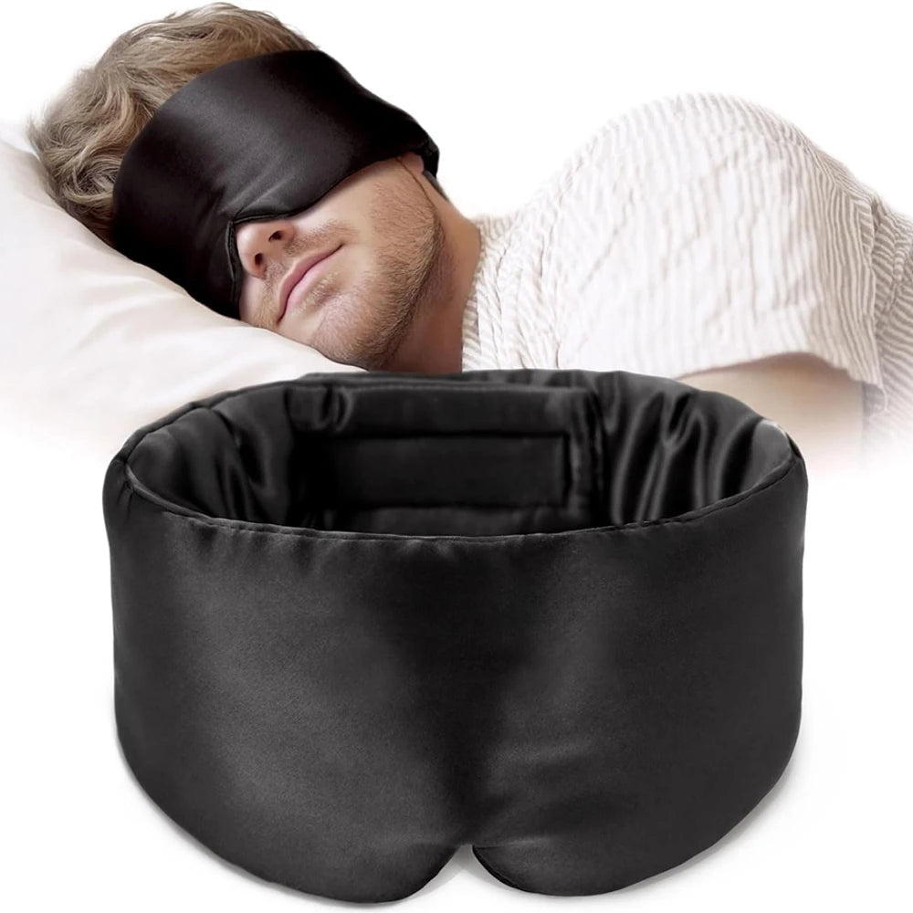 Ultra Soft Silk Eye Cover - Frezy Haven 