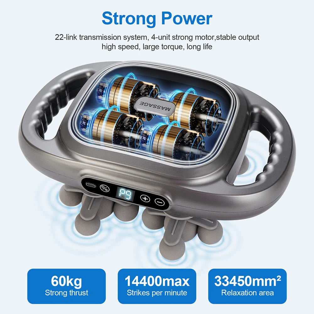 Multi-Head Muscle Therapy Massager - Frezy Haven 